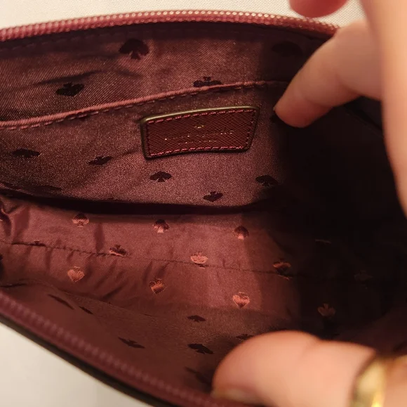 Kate Spade Cherry Red Glitter Crossbody - Picture 12 of 12